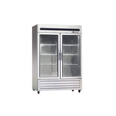 Congelador vertical comercial de la exhibición de la puerta de Singel del gabinete del refrigerador 1-Door de USACUC1D