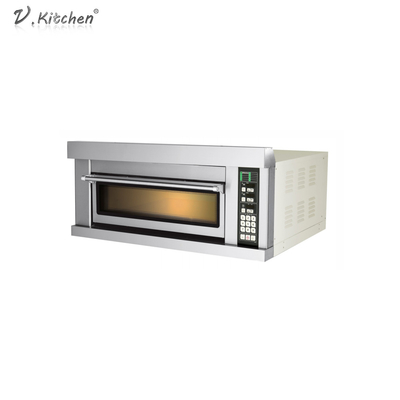 Horno eléctrico de acero inoxidable de la máquina del pan de 3 bandejas de las cubiertas 6