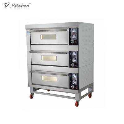 1 control timer mecánico de Tray Electric Bakery Oven Machine de la cubierta 1