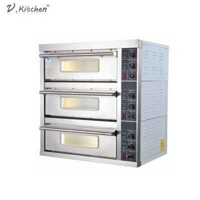 1 control timer mecánico de Tray Electric Bakery Oven Machine de la cubierta 1