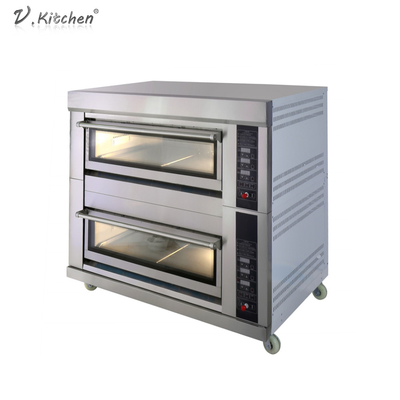 Horno rotatorio de la convección 220V Pita Bread Pizza Baking Gas