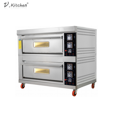 Gas Oven For Pizza de la cubierta de la convección 60kw de la encimera solo