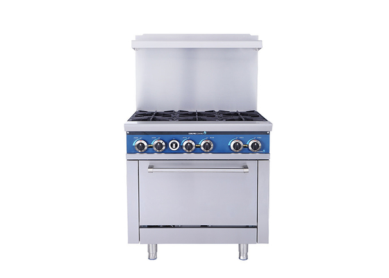 Hornilla 14,6 del equipo 36-Inch 6-Open de la cocina del restaurante de Gkw con el horno