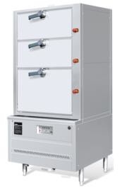 Estilo chino P-SC-3 que cocina el gabinete del vapor del marisco del gas 3-Deck del vapor del arroz de la gama